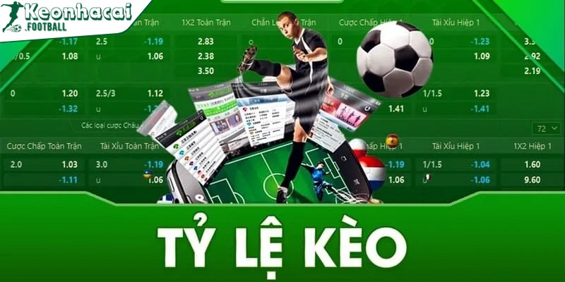 Tỷ lệ kèo chấp bóng đá là đánh giá của nhà cái về khả năng thắng của các đội