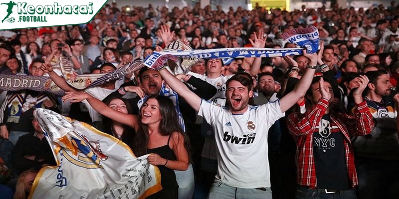 Real Madrid có đội ngũ fan hâm mộ lớn mạnh